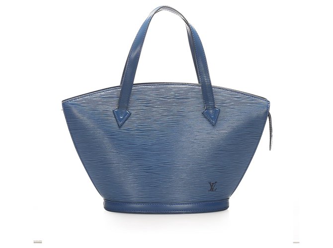 Louis Vuitton Blue Epi Saint Jacques PM Bracelete curto Azul Couro  ref.265546
