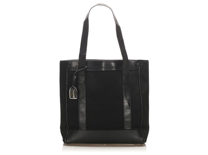 Gucci Black Leather Tote Bag Pony-style calfskin  ref.265564