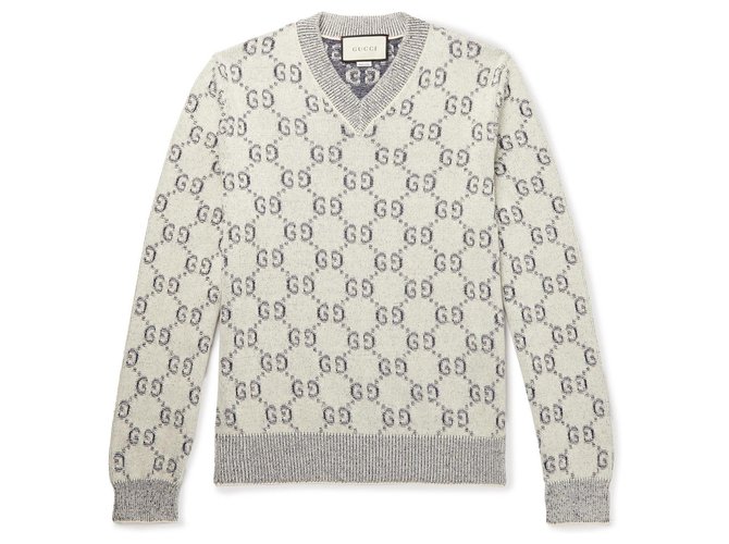 Gucci Sweaters Grey  ref.265588