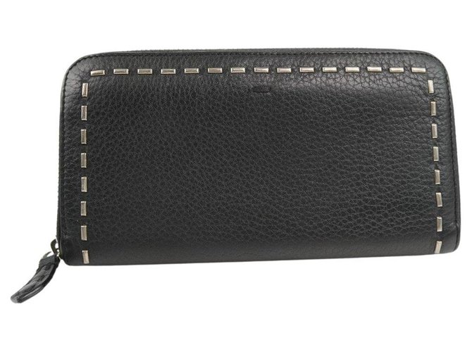 Fendi Selleria Black Leather  ref.265614
