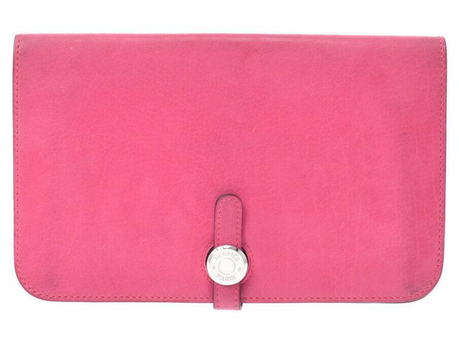 Hermès Dogon Pink Leather  ref.265639