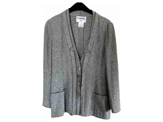 Chanel Jackets Multiple colors Cotton Tweed  ref.265718