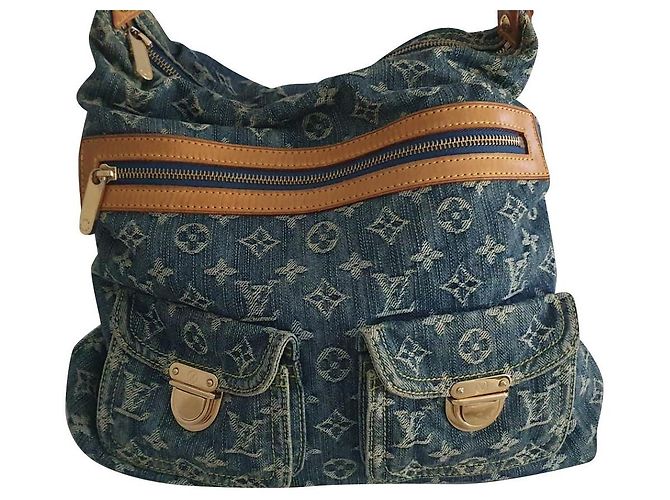louis vuitton denim baggy pm bleu