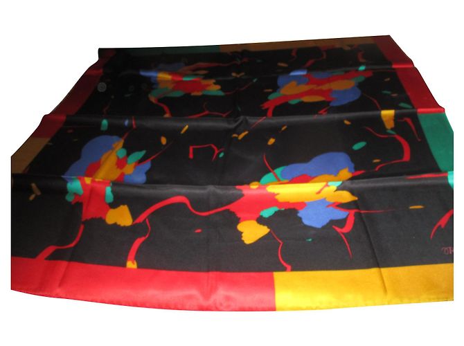 Sciarpa Revillon in seta multicolore 