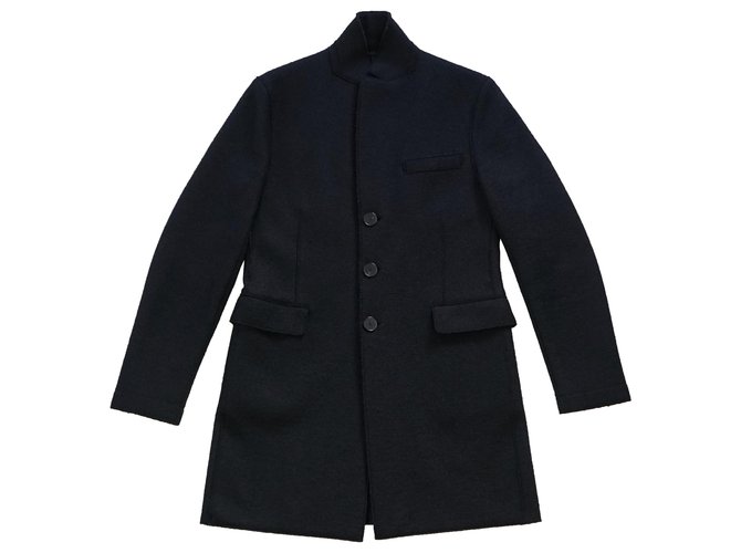 Harris Wharf London Men Coats Outerwear Black Wool  ref.266038