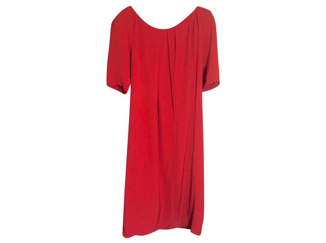Vanessa Bruno Red dress Triacetate  ref.266069