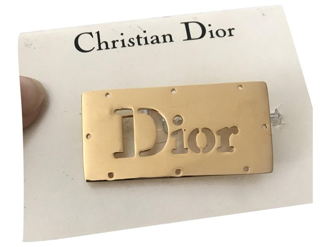 Dior Pins & brooches Gold hardware Metal  ref.266087