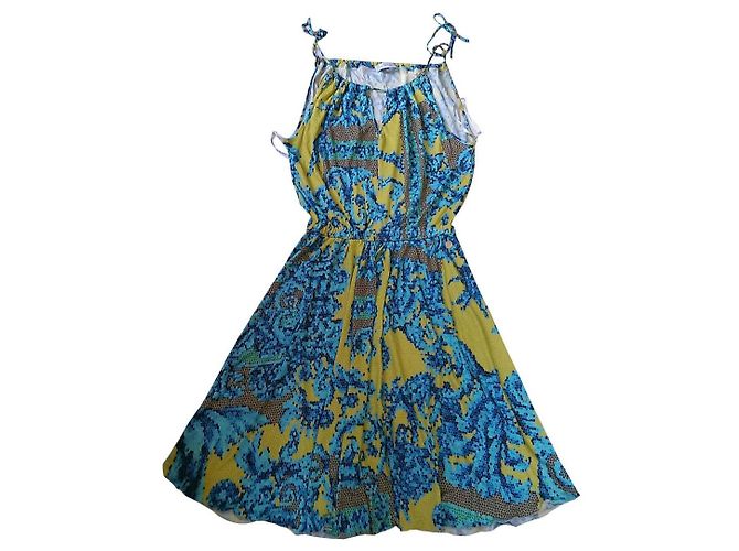 Vestido Versace de viscosa estampada Multicolor