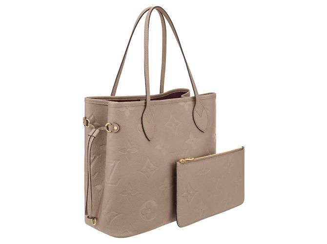 Louis Vuitton LV Neverfull empreinte Düne Grau