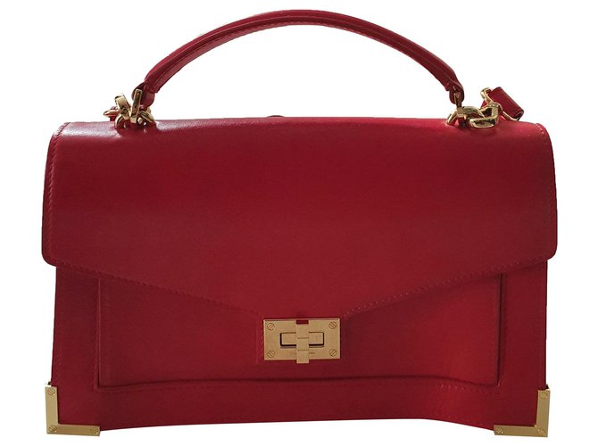 The Kooples Handbags Red Leather  ref.266373