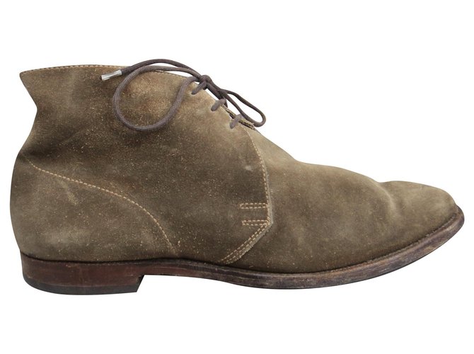 Autre Marque chukka boots by Crockett & Jones p 40,5 Daim Beige  ref.266571