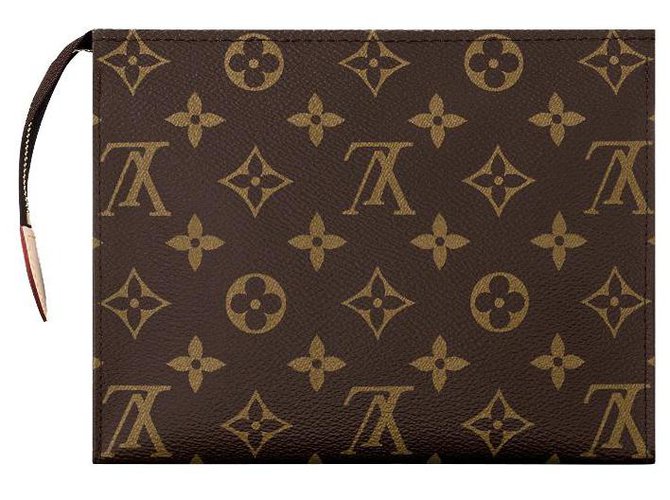 Louis Vuitton LV Toiletry monogram canvas 19 Brown Leather  ref.266665