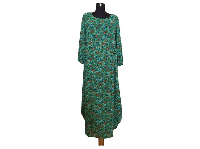 Abito maxi floreale Noa Noa Verde Multicolore