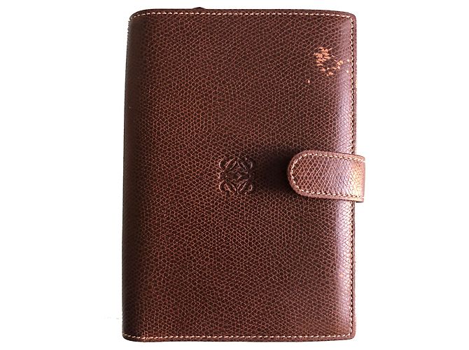 Portafoglio Loewe Marrone Scuro Pelliccia