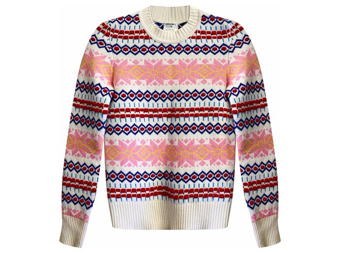 Chanel Paris-Salzburg sweater Multiple colors Wool  ref.266929