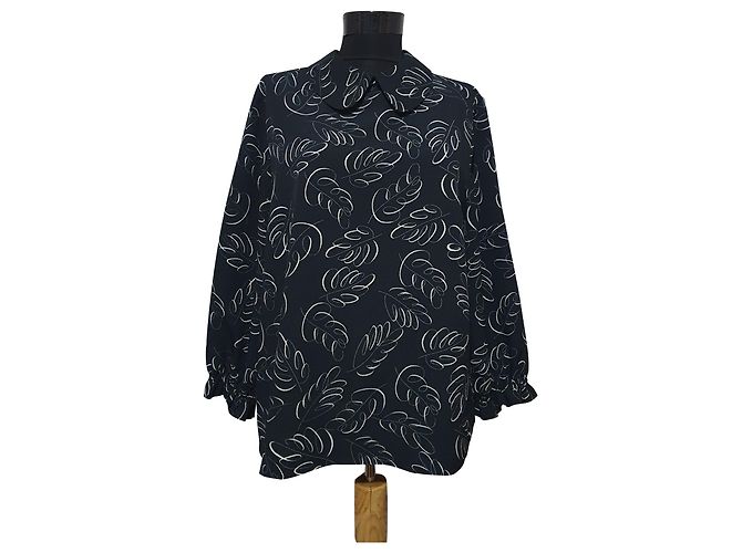 Bluse Essentiel Antwerp Marineblau Polyester