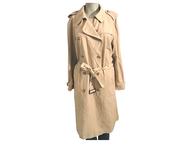 Autre Marque Trench de gabardine de algodão Fuchs Schmitt Bege