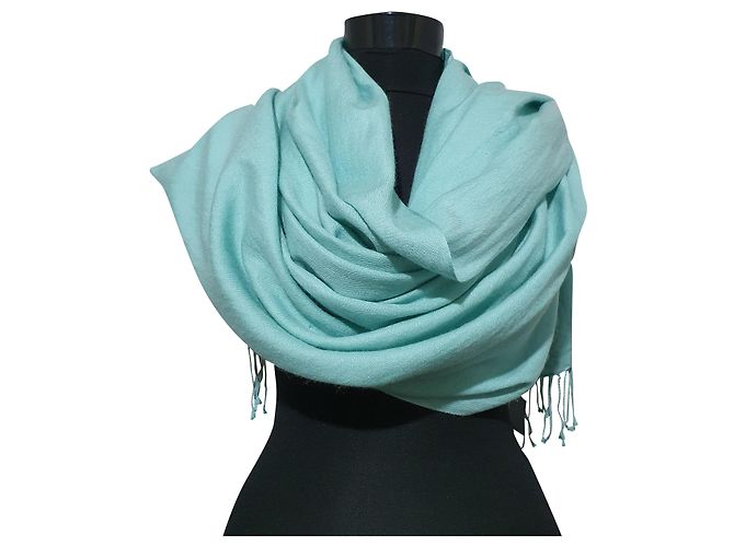Autre Marque Sciarpa Giorgio Passigatti in seta e cashmere blu