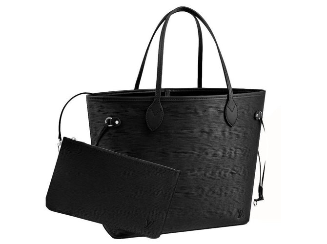 Louis Vuitton LV neverfull epi leather new Black  ref.267148