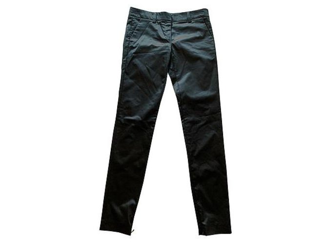 Dolce & Gabbana Un pantalon, leggings Polyamide Noir  ref.267205