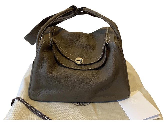 Lindy Hermès Handbags Leather  ref.267216