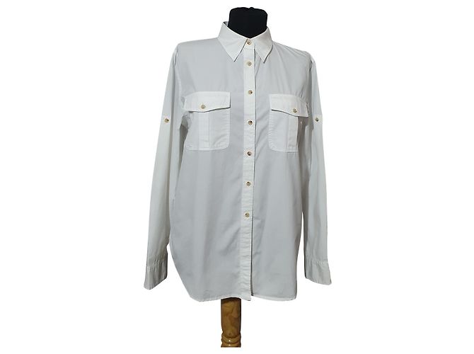 Camisa Ralph Lauren de algodão branca Branco