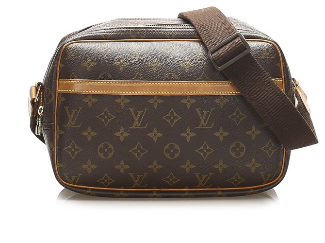 Louis Vuitton Reporter pm Brown Cloth ref.784311 - Joli Closet