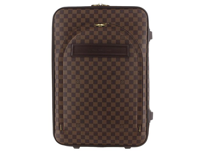 LOUIS VUITTON Damier Ebene Pegase 55 Suitcase Roller Luggage