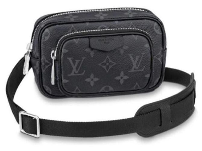 Louis Vuitton Taigarama Outdoor Pouch Black Leather