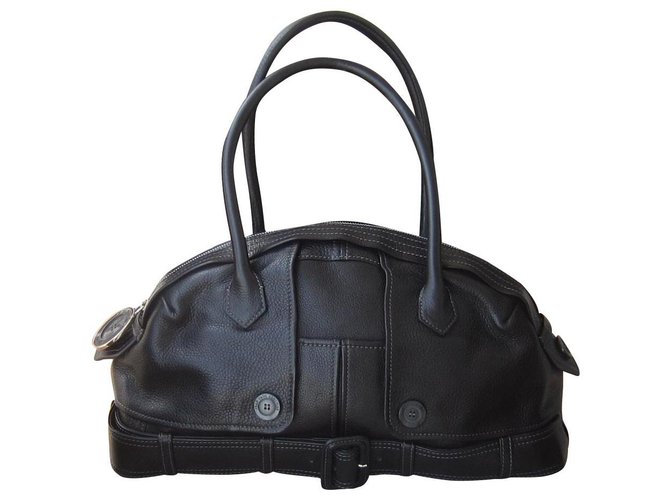 Jean Paul Gaultier trench coat Black Leather ref.267562 - Joli Closet