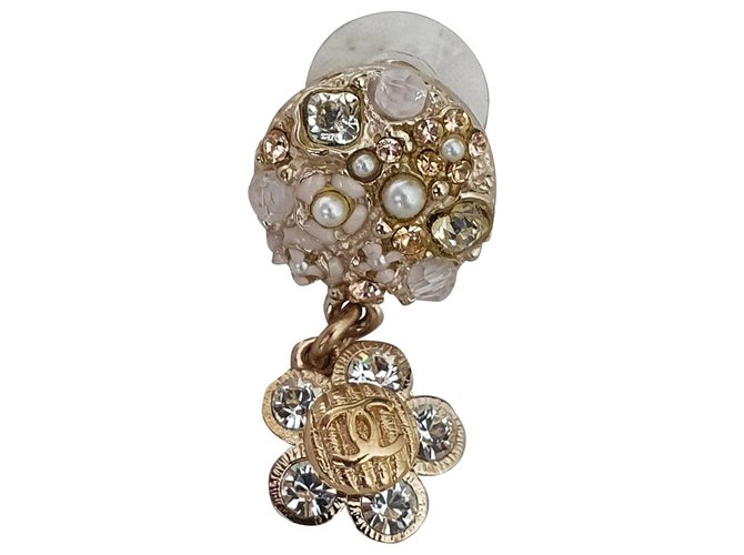 Chanel Earrings Golden Metal  ref.267570