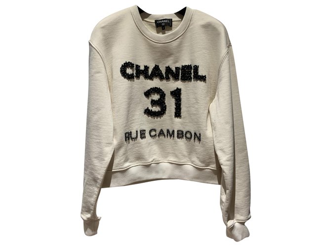Chanel Cambon Aus weiß Baumwolle  ref.267575