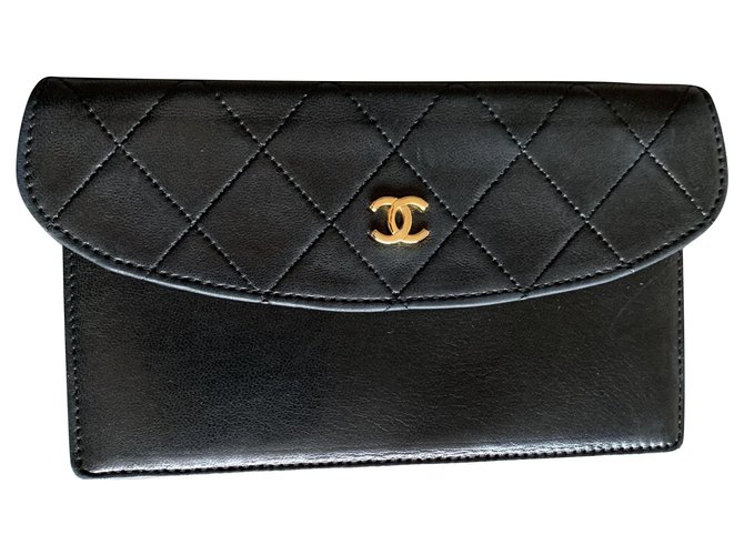 Chanel TIMELESS Black Leather  ref.267597