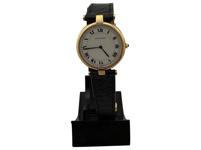 Cartier Belles montres Plaqué or Blanc  ref.267871