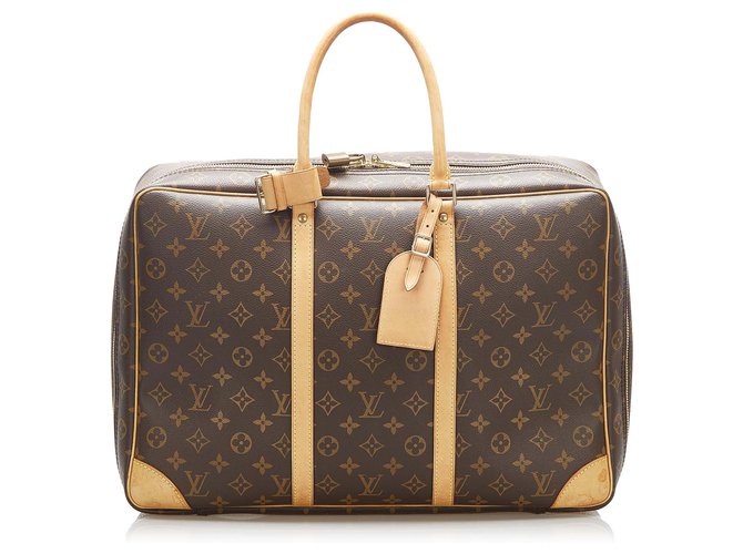 LOUIS VUITTON Sirius 45 Monogram Canvas Suitcase Travel Bag Brown