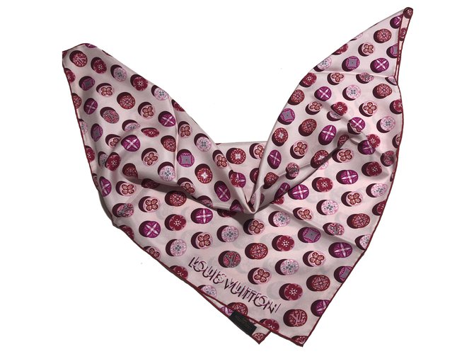 Louis Vuitton silk foulard Multiple colors  ref.268348