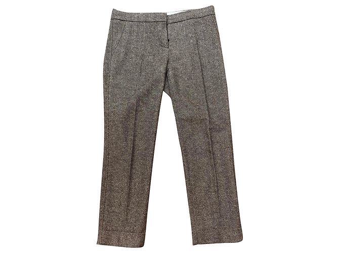 Calça Louis Vuitton de lã marrom