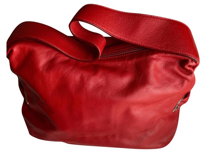 Furla Red Leather Handbag