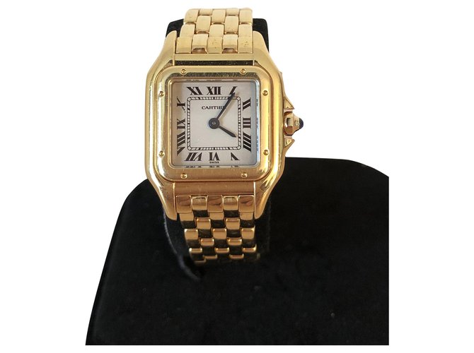 Relógio Cartier Panthère PM em ouro amarelo Dourado  ref.268478