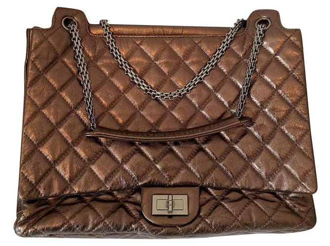 2.55 Chanel Bronze Leather  ref.268695