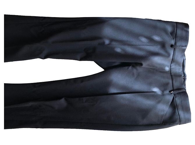 Calça cigarrete de lã preta Sportmax Preto