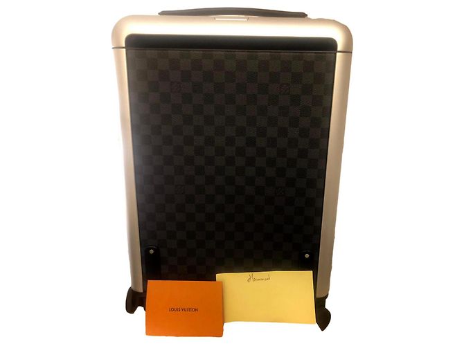 Slender Louis Vuitton - Daimier Graphithorizont 55 Schwarz Damier ebene