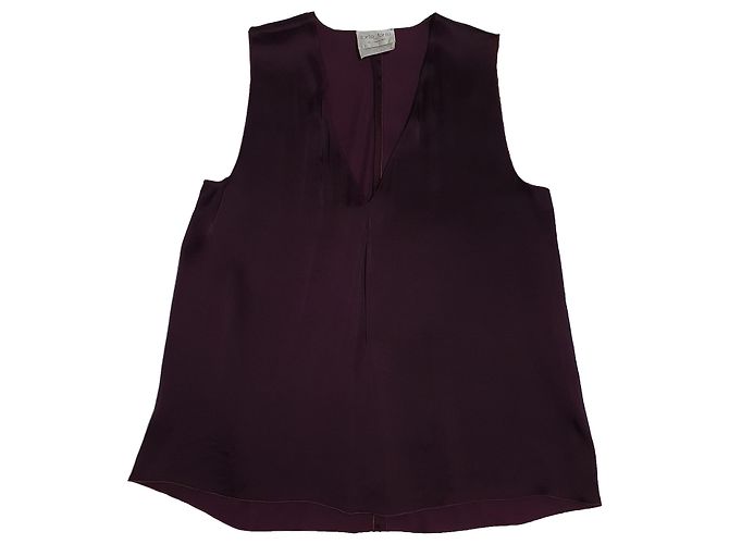 Blusa regata Forte Forte roxa de viscose e acetato Roxo