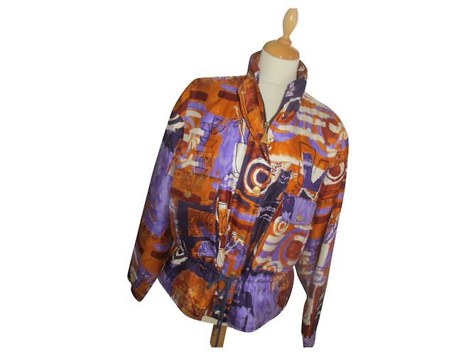 Autre Marque Dino Valiano Silk Long Jacket Multi Color Multiple colors