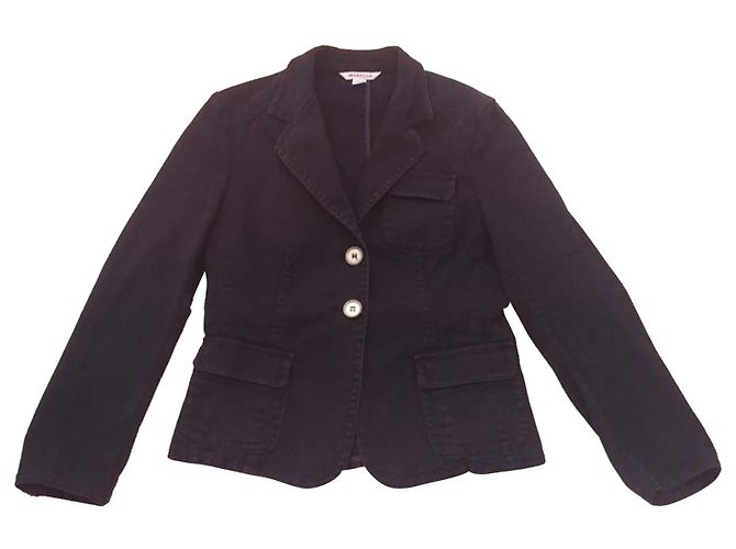 Marella Jacke aus Baumwolle Schwarz Größe 44
