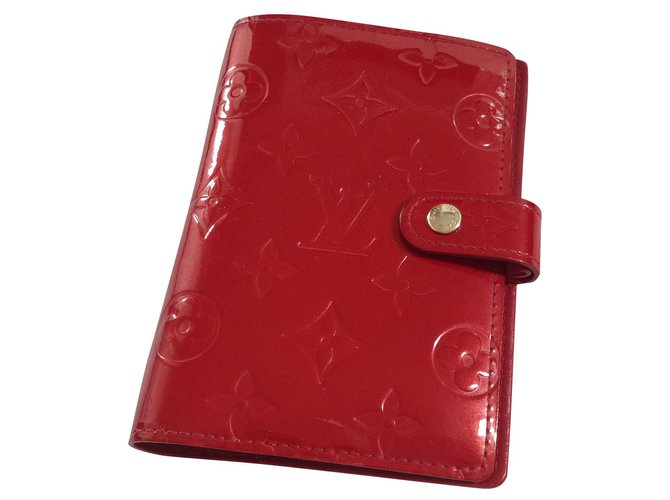 Louis Vuitton Bolsas, carteiras, casos Vermelho Couro envernizado  ref.269127