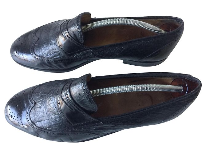 Autre Marque Mocassini Manfield in pelle nera Nero