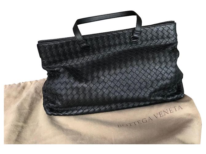 Borsa a mano Bottega Veneta in pelle nera Nero