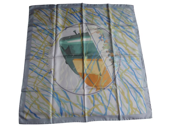 Pañuelo de seda Hermès Ahead of All 90/90 Multicolor