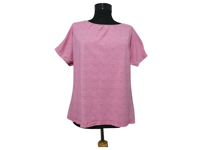 Blusa Marimekko Rosa Algodón Elastano XL